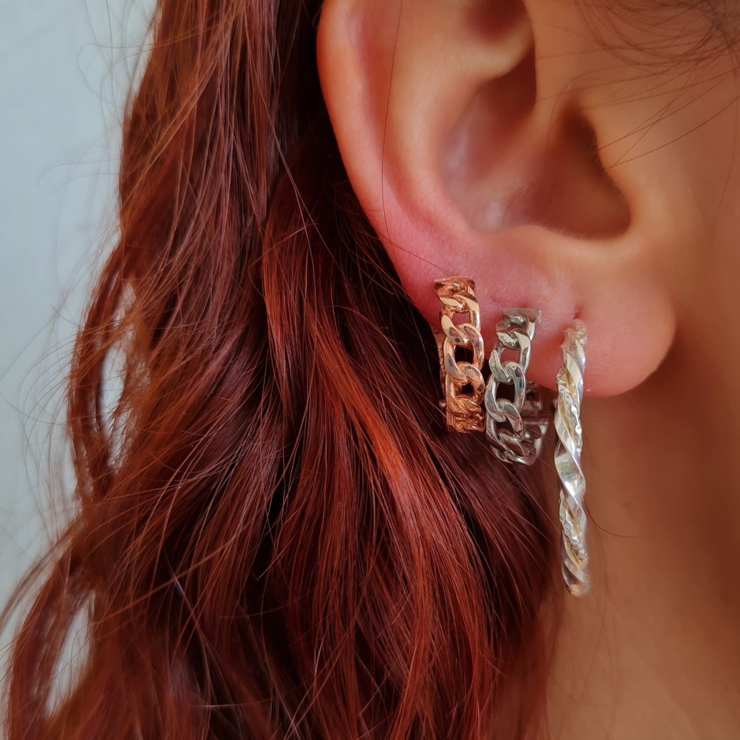 Boucles d’oreilles Minima Rosé