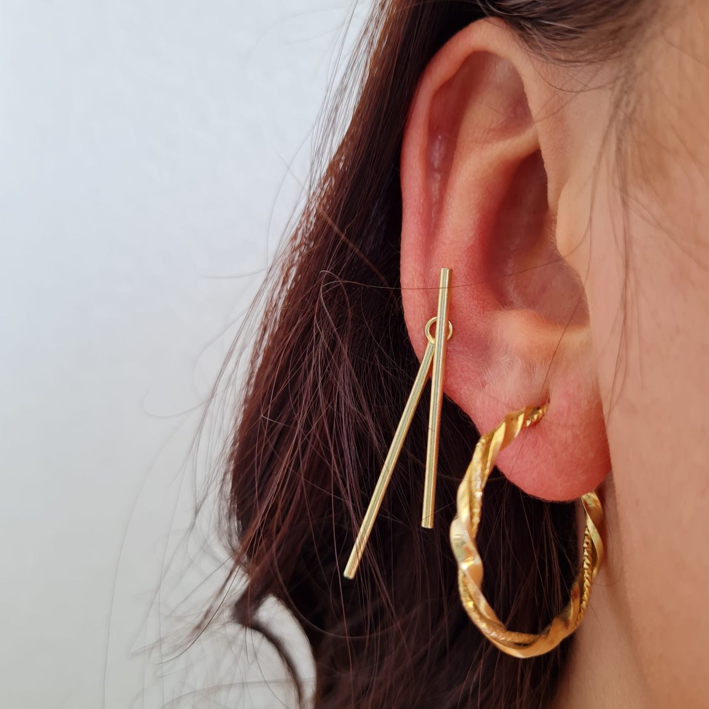 Boucles d’oreilles Arrow Doré