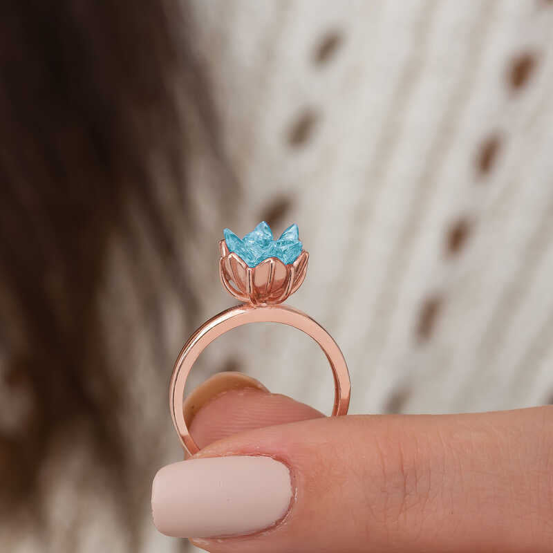 Bague Fleur de glace